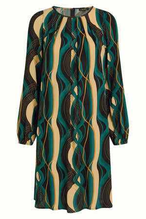 King Louie Laura Pleat Dress in Elysse