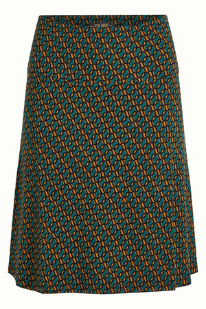 King Louie Border Skirt Brisk in Spruced Green