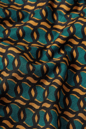 King Louie Border Skirt Brisk in Spruced Green