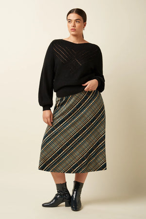 King Louie Juno Skirt Chime in Black