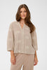 Cream Clothing Korey Blouse in Brown & White Stripe