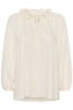 Cream Clothing Oma Blouse in Whisper White