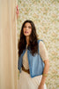 Cream Clothing Rina Waistcoat in Duncan Medium Blue Denim