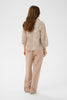Cream Clothing Korey Blouse in Brown & White Stripe