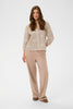 Cream Clothing Korey Blouse in Brown & White Stripe