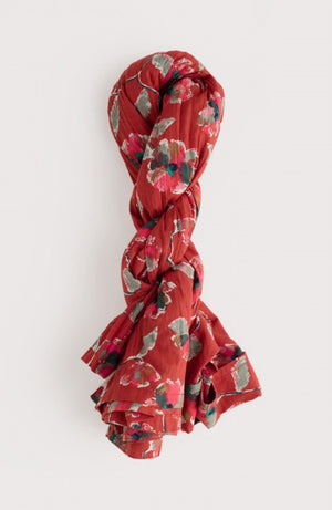 Seasalt Cornwall Larissa Shirt in Artist Camellia Red Sail