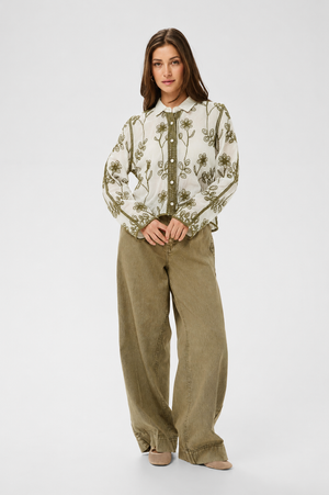 Cream Clothing Leila Shirt in Snow White