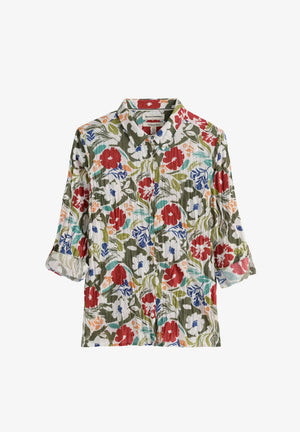 Seasalt Cornwall Larissa Shirt in Summer Shadows Chalk