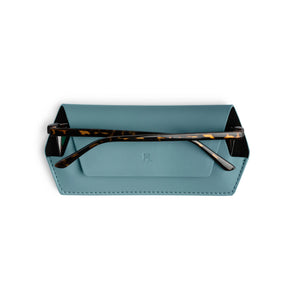 FOX and LEO Slimline Glasses Case in Teal