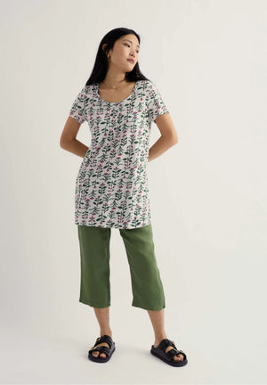 Seasalt Brawn Point Crop Pants in Dried Basil