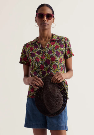 Seasalt Cornwall Wavecrest Shirt in Proteas Creek