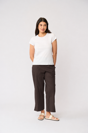 Foil Limitless Trapeze Pant in Sable