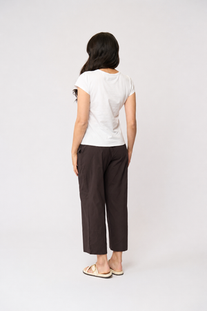 Foil Limitless Trapeze Pant in Sable