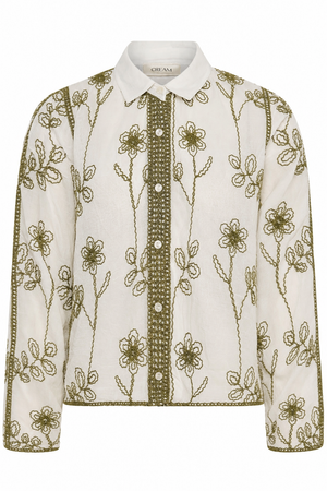 Cream Clothing Leila Shirt in Snow White