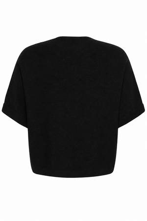 Cream Clothing Sillar Knit Bolero in Pitch Black