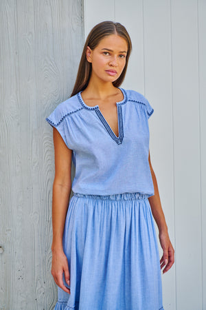 Namastai Marlow Top in Breeze