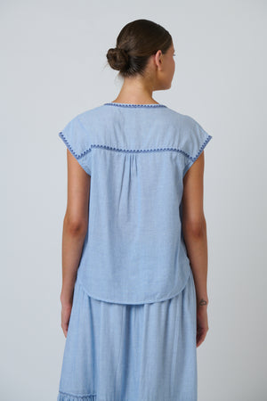Namastai Marlow Top in Breeze