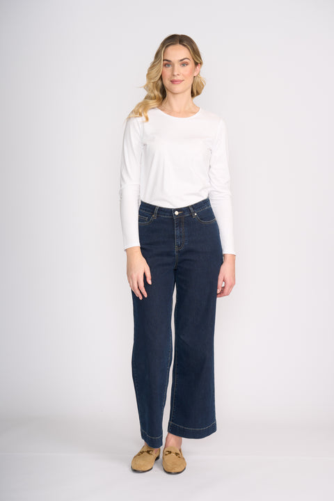 Foil Jean Queen Jean in Dark Wash
