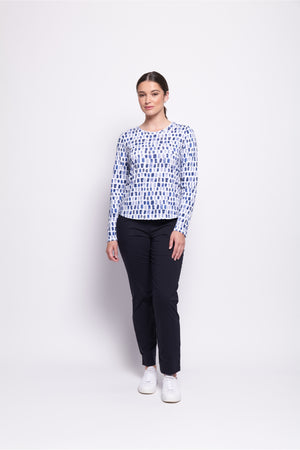 Foil Full Monty Trapeze Trouser with pockets in Black