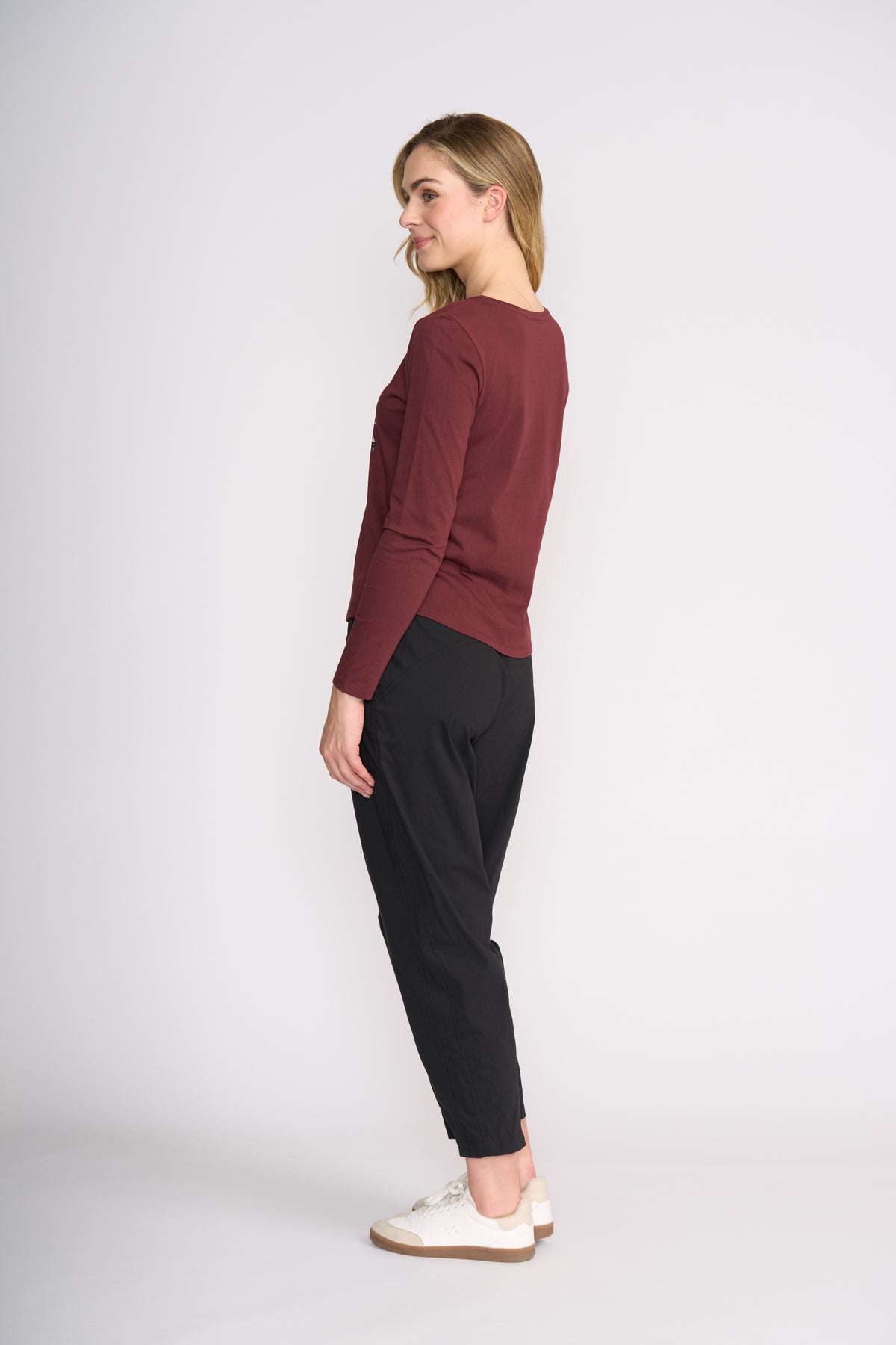 Foil Hi-Jinks Trapeze Pant in Black