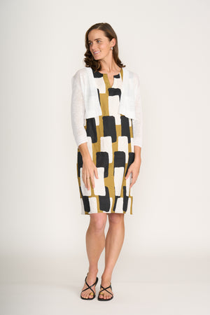 Foil Headliner Shrug in White