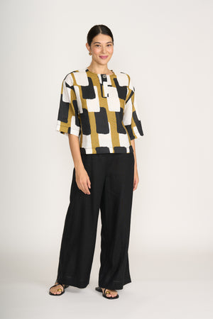 Foil Pull Together Pant in Black