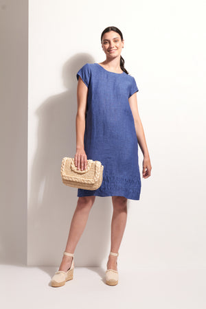 Foil Crowd Pleaser Dress in Capri