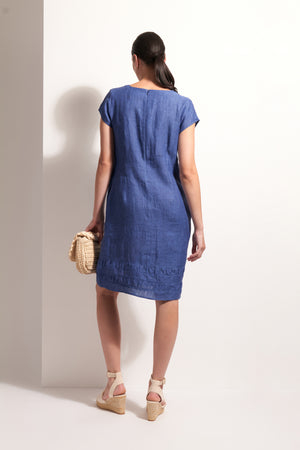 Foil Crowd Pleaser Dress in Capri