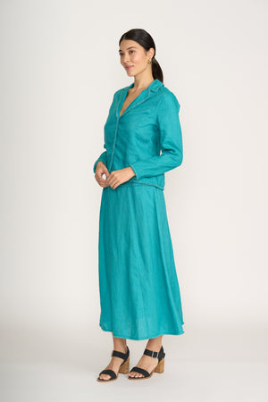 Foil Festival Jacket in Aquatic