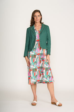 Foil Festival Jacket in Thyme