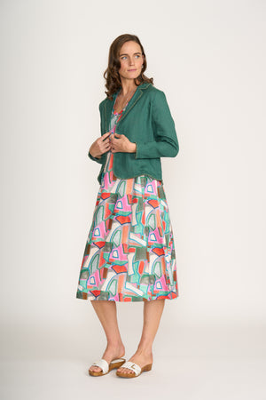 Foil Festival Jacket in Thyme