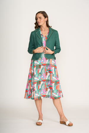 Foil Festival Jacket in Thyme