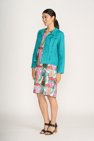 Foil Sun-Sational Dress in Colour Fusion