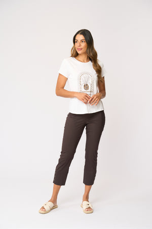 Foil Perfect Balance Pant in Sable