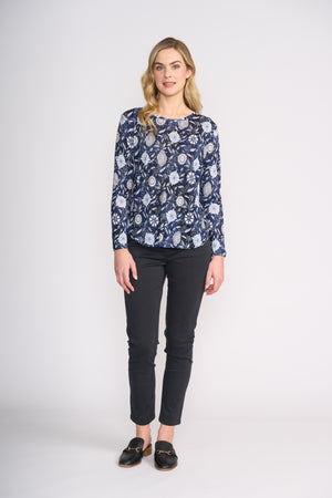 Foil Holey Moley Trouser in Deep Indigo