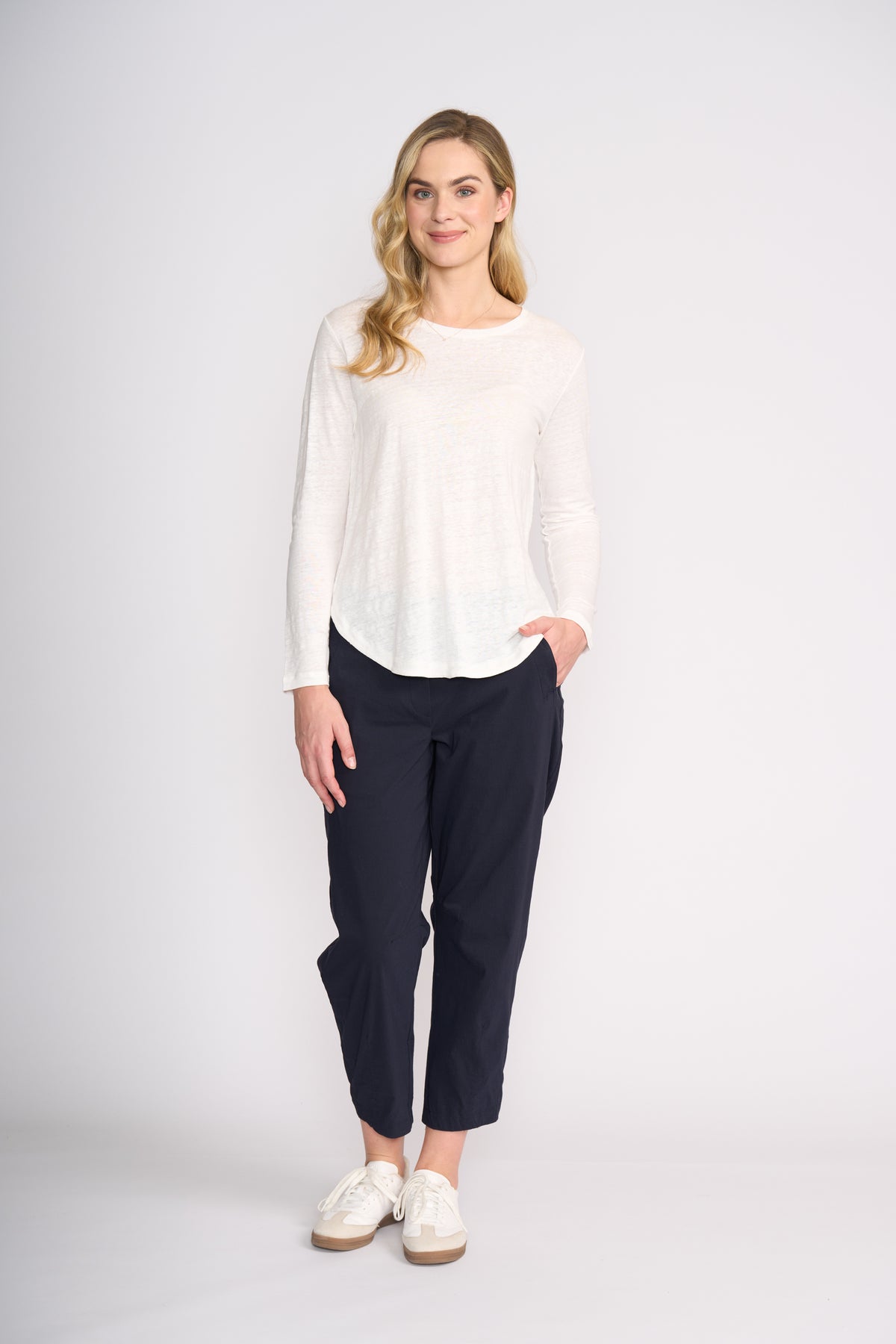 Foil Hi-Jinks Trapeze Pant in True Navy