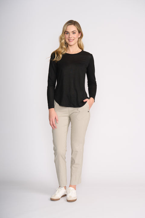 Foil Full Throttle Trapeze Pant in Light Khaki