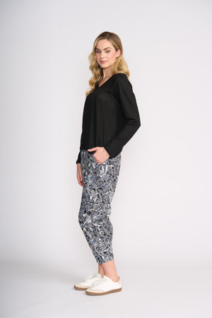 Foil Hi-Jinks Trapeze Pant in Nu Boheme Print