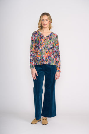 Foil Sew Easy Top in Fine Art