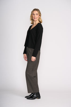 Foil Soft Cinch Trouser in Gridlock