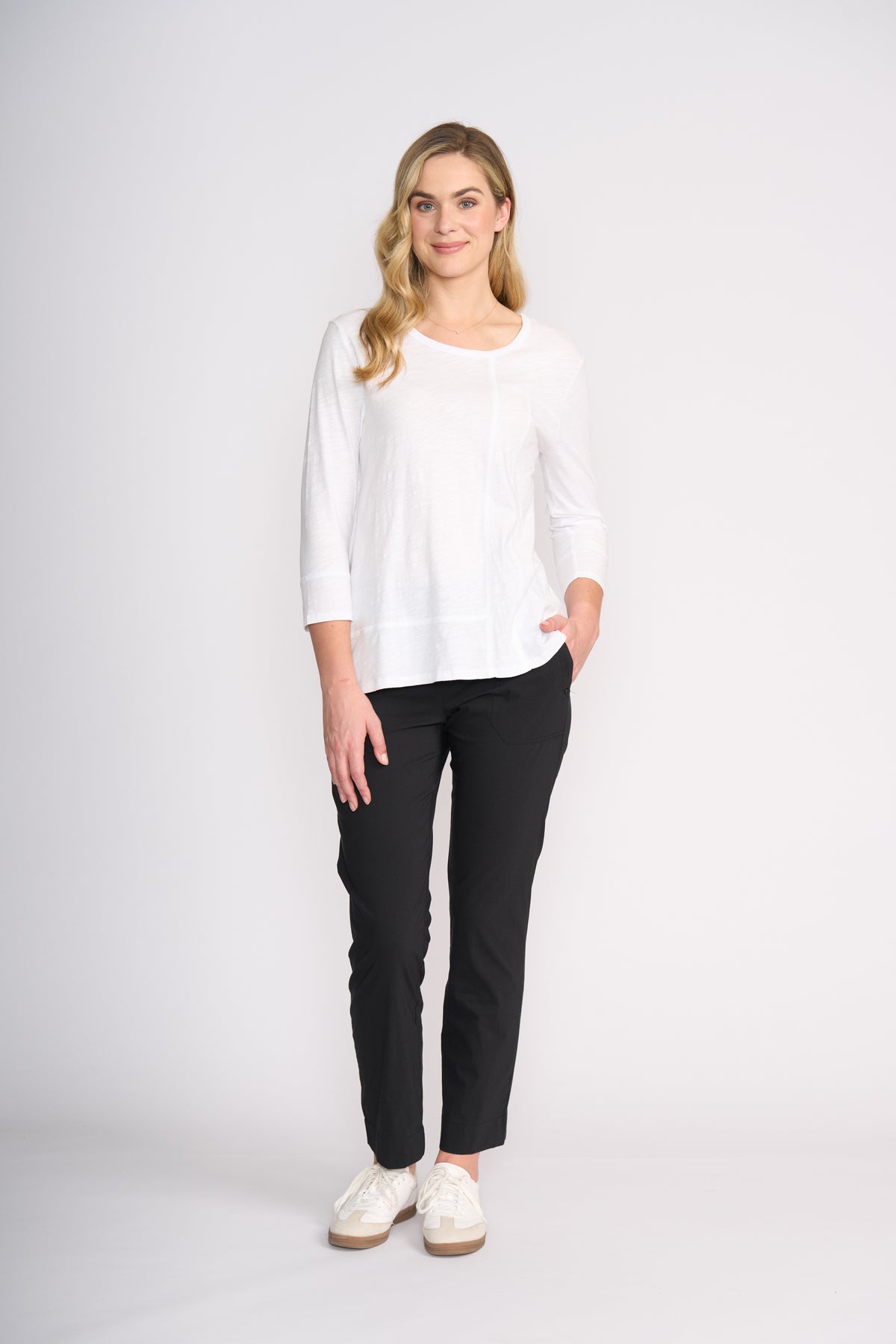 Foil Control Panel Top in Winter White