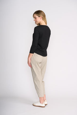 Foil Hi-Jinks Trapeze Pant in Light Khaki