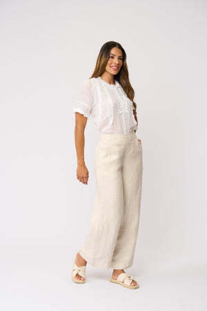 Foil Together Again Pant in Metallic Stripe