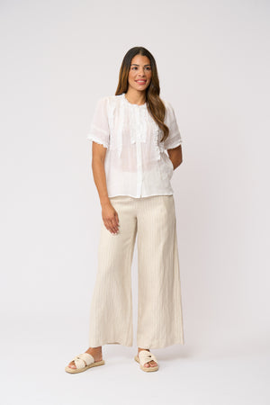 Foil Together Again Pant in Metallic Stripe