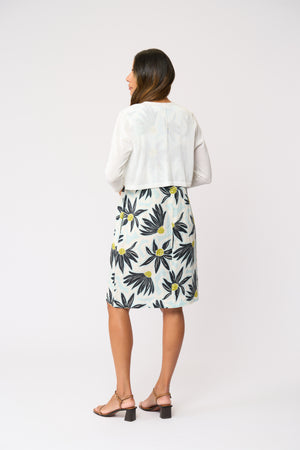 Foil Fall For Me Cardi in Cloud