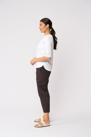 Foil Pump It Up Trapeze Pant in Sable
