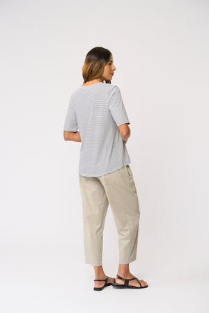 Foil Pump It Up Trapeze Pant in Barley