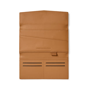 FOX and LEO Swallet Slimline Wallet in Tan