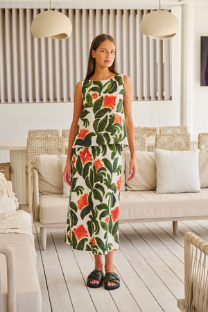Naturals by O & J Linen Tank in Tuileries