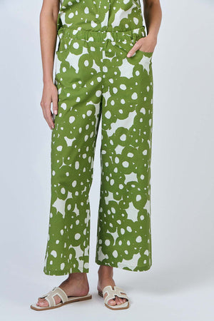 Naturals by O & J Pull On Pant in Moss Barnacles